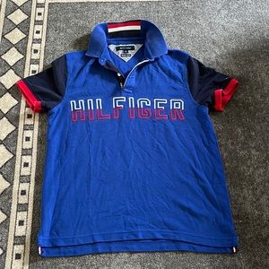 Tommy Hilfiger Color-block Short Sleeve Polo Shirt Wicking